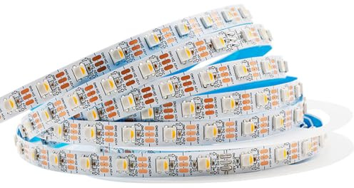 Vrabocry DC12V SK6812 RGBW LED Strip Light 4 in 1 Ähnliche WS2812B 5m 60LEDs Individuelle Adressierbare Smart Pixel Magie RGBCW Lichter