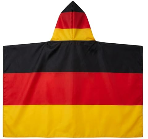 Deutschland Fanartikel, Deutschland Fahne Für Außen, Deutsche WM Halskragen Umhang Fahne Für Fußballweltmeisterschaft 2026, Stadiondekoration, Partydekoration