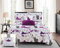 Chic Home Liberty Wende-Bettwäsche-Set, 9-teilig, New-York-inspiriert, bedrucktes Design, Bett- in Einer Tasche, Set mit dekorativen Kissenbezügen, inklusive Größe, voll, Violett