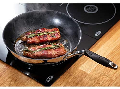 Stellar James Martin Stainless Steel Non-Stick Frying Pan 24cm, Induction Ready, Oven Safe, Dishwasher Safe
