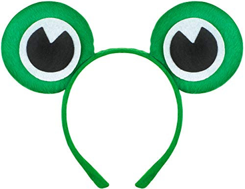 Balinco Frosch Haarreif | Haarreifen | Froschaugen | Crazy Frog Headband als Accessoire für das das perfekte Kostüm als Frosch für Erwachsene