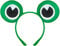 Balinco Frosch Haarreif | Haarreifen | Froschaugen | Crazy Frog Headband als Accessoire für das das perfekte Kostüm als Frosch für Erwachsene