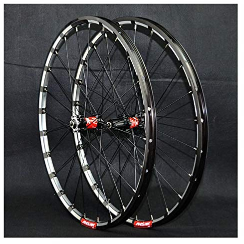 ZFF 26 27,5 Zoll MTB Vorderrad Und Hinterrad Scheibenbremse Mountainbike Laufradsatz Schnellspanner Doppelwandig 7 8 9 10 11 12 Fach 24 Löcher