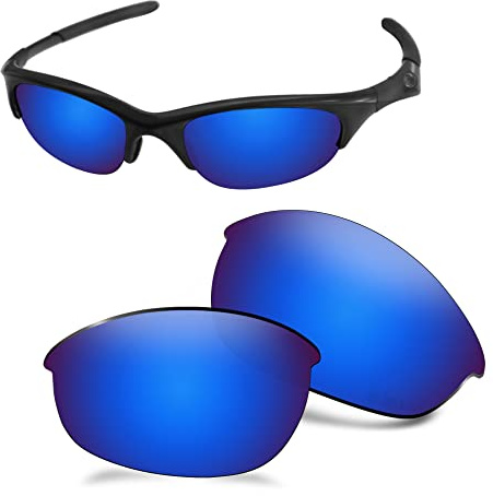 AOZAN ANSI Z87.1 Ersatzgläser kompatibel mit Oakley Half Jacket Sonnenbrille, A006EU-CBLUE, A006EU-CBLUE