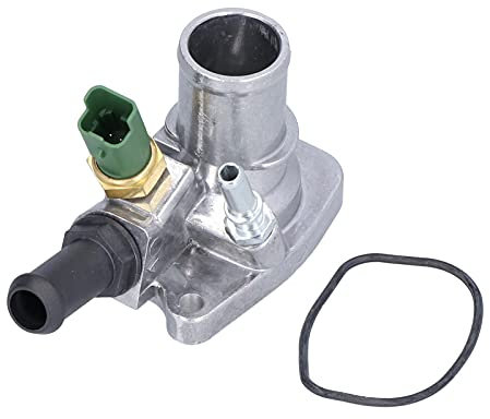 Termostato Liquido di Raffreddamento 55193669 Sostituzione in Lega di Alluminio per Mito per 500 Panda per Lancia Musa Ypsilon per Combo 2008 2009 2010 2011 2012 2013 2014 2015