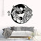 WYFCL Wandaufkleber PVC Abnehmbare Wandtattoo Yin Yang Drachen Tiger Kunst Ästhetik Künstler Dekoration 80X62Cm