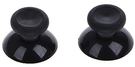 2 unidsset 3D analógico joystick pulgar cubierta de repuesto para XB One controlador negro videojuegos accesorios juegos y accesorios juegos Gadgets de juego control remoto Gamepad cubierta