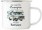 Kiddle-Design Die coolsten Camper heißen Emaille Tasse personalisiert mit Wunschnamen Wohnmobil Wohnwagen Vatertag Geschenk