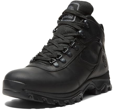 Timberland Men's Mt. Maddsen Anti-Fatigue Hiking Wateproof Leather Hiking Boot, Black Full-Grain, 11.5 Medium