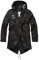 SONS OF ODIN Herren Parka lang Winter Jacke mit heraustrennbaren Futter Jagd Vollmond Nacht
