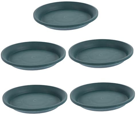 KONTONTY 5 Stück Wasserplatten Für Blumentöpfe Runde Pflanzenuntersetzer Garten-Blumen Untertöpfe