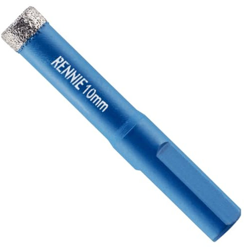 10mm Diamond Hole Saw Drill Bit With Tri Shank For Porcelain Tiles Ceramic Slate Stone Granite Marble Glass. Diamond Core Holesaw/Hole Cutter