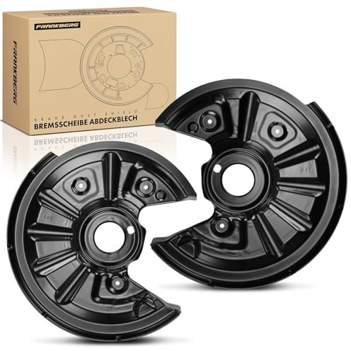 Frankberg 2x Spritzblech Bremsscheibe Hinterachse Kompatibel mit Golf VII 5G1 BE1 BE2 BQ1 2.0L 2013-2020 Golf VII Variant BA5 BV5 2.0L 2015-2019 Replace# 5Q0615612T
