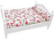CNAFGBGG Dollhouse Bett Miniatur Schlafzimmer Möbel winzige Doppelbett -Puppenhaus Ornament Kinder DIY Spielzeug.