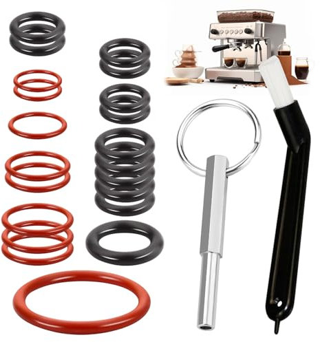 Hzyclzh 21 Stück Ovalkopfschlüssel mit Schlüsselring, Ovalkopf Ovalkopfbit Ovalbit Reparatur Werkzeug Kompatibel mit Jura/Krups Siziliana/AEG Vollautomaten