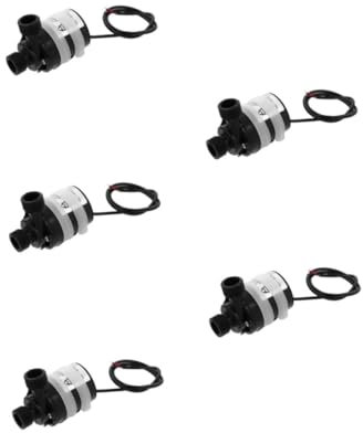 Yardwe 5St Mikro-Wasserpumpe aquarienpumpe druckpumpe DC Wasserpumpe Mini Wasserpumpe Mini Zirkulationspumpe Mikrozirkulationspumpe Wasser Booster Pumpe Tauchkreiselpumpe Plastik Black