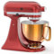 5QT Stainless Steel Mixer Bowl Compatible with Kitchenaid Stand Mixers, Kitchenaid Mixing Bowl Replacement Bowl for 4.5-5 QT Tilt-Head Mixer with Handle, Rose gold