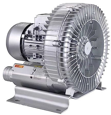 Radialgebläse, Hochdruck-Vortex-Ventilator, Zentrifugalventilator, 90 W–200 W, industrielles, leistungsstarkes Gebläse, Vortex-Luftpumpe, Vakuumpumpe, Fischteichbelüfter(200W 220)