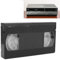 VCR VHS Head Cleaner, Audio- und Video Head Cleaner, Wiederverwendbares Wiederverwendbares Video Player -Kopfreinigungstool mit Trockener Technologie ohne Flüssigkeit Erforderlich