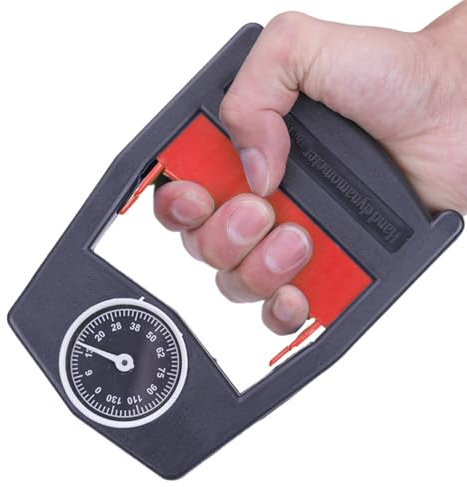 Dynamomètre pour la force de préhension – Dynamomètre de la main, entraînement de force des -bras, des performances, testeur de force de préhension et de force des bras pour