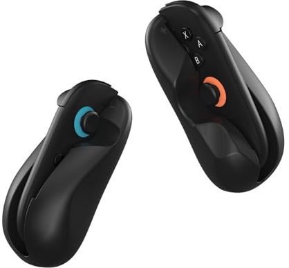 JDDWIN Gaming Controller Maus für Joycon 2 Grip, Maus Game Stand Halter Kompatibel mit Nintendo Switch 2 (2025), Mini Portable Mäuse für Drag X Drive Game Zubehör (Schwarz)