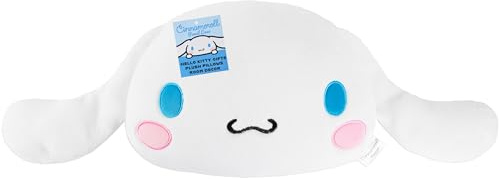 Get Trend Hello Kitty Sanrio Cinnamoroll Cuscino Morbido Giocattolo Personaggi per Bambini Adulti, 3D Peluche Kawaii, Cuscini Decorativi Letto e Divano (Bianco Cinnamoroll, L40 x W39)