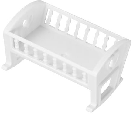 IMIKEYA Mini Bett Realistische Puppenhausmöbel Puppenhausbett Kinderbett Miniatur Puppenbett Mädchen Puppenbett Miniatur Kinderbett Modell Puppenhaus Dekoration Kinderzimmer