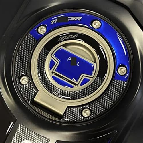 Moto Tank Pad Protezione Serbatoio Adesivo Per Serbatoio Carburante In Fibra Di Carbonio Per Motocicletta, Copertura Tappo Carburante, Accessori Per Tracer 900 2018 2020 Adesivo Serbatoio Moto(6)