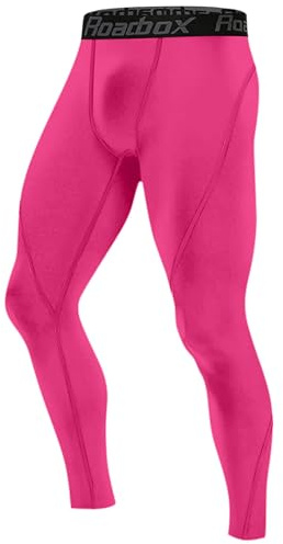 Roadbox Kompressionshose Herren Laufhose Lang für Sport, Training, Fitness, Radfahren, Yoga, Wandern, Basketball