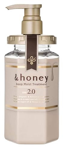 &honey Deep Moist Hair Treatment Step2.0 (Moist Coat) Pump 445g - Lavender Honey Scent (Green Tea Set)