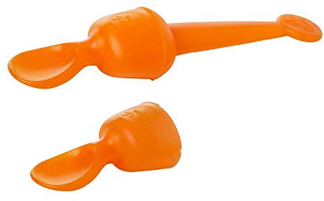 SQUIZ - SQUIZ'SPOON - La Cuillère 2 en 1 (2 Têtes et 1 Manche) en Matière végétale pour les gourdes rechargeable et réutilisable SQUIZ
