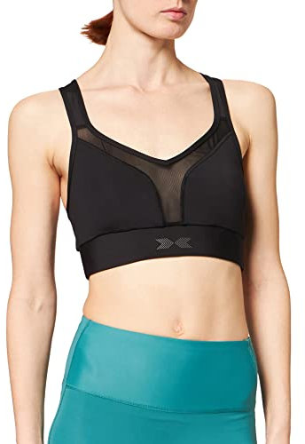 SWEDISH FALL LIFTING ATHLETES Damen Elevate Mesh Bra, Pure Black, M