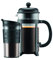 BODUM CD French Press + Travel jug Java Set-Prensa Francesa + Jarra de Viaje, Plástico, Negro
