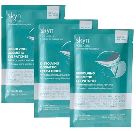 Dissolving Microneedle Eye Patches (3 pair )