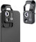 Koolertron Mini Microscope Smartphone avec Lumière LED CPL et Clip Microscope de Poche Portable pour Téléphone