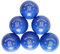 Mozi Sports Windball, weiche Cricketbälle, langlebig, realistische Sprungkraft und Schwung, Cricket-Windbälle für Innen- und Außenbereich, Trainieren, Garten und Strand, Blau