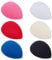 FINGERINSPIRE 6 Farben Tropfen-Fascinator Hut Basis 12,7 x 10,2 cm EVA Millinery Base Cocktail Hüte Herstellung Basis, Frauen Hut Bastelmaterial Zubehör für Party Hochzeit Kirche Hut