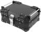 DAGT Motorcycle Luggage Box, Electrostatic Spraying Motorcycle Tail Case with Removable Base for Motorbike (Black)