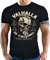 Herren Wikinger T-Shirt für Nordmann Keltic Fans: Nordic Warrior der nordischen Mythologie schwarz