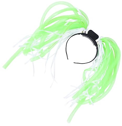 Modisches -stirnband Für Damen Halloween-stirnband Blitz-zopf Schlauch-kopfschmuck Grüne Farbe Für Partys Nachtleben Zufällige Farbe