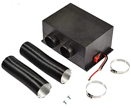 Baceyong Chauffage Voiture 24V, Dégivreur de Voiture à Chauffage de Pare-Brise Portable Chauffage de Rraçant Désembuage 400-600W, pour Voiture courant électrique 20-30A