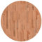 vidaXL Tischplatte, Holzplatte Holztischplatte Rund, Ersatzplatte Platte für Beistelltisch Bartisch, Massivholztischplatte Esstischplatte, Ø80x1,5 cm Massivholz Buche