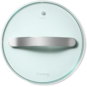 Caraway 8 Glass Lid for Pots and Pans | Made with Tempered Glass, Sized to Fit Caraway Ceramic-Coated and Stainless Steel Cookware
