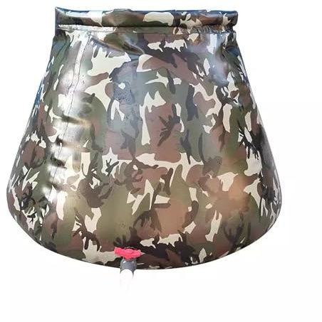 Contenedor de agua de software, Vejiga de almacenamiento de agua plegable de 200/400/1000/2000 L, Tanques de vejiga de agua plegables con grifo, Bolsa de agua de lluvia flexible for agua de emergencia