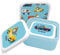 NERTHUS FIH 1330 Fiambreras Apilables para Niños, Set de 3 Contenedores Infantiles sin BPA