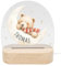 DEL MÀ Unique & Personal Nachtlicht Baby personalisiert Nachttischlampe Kinder Geschenk Geburt Mädchen Jungen Babyzimmer Deko Kinderzimmer Kinderlampe Nachtlampe inkl. Holzfuß & Netzteil (V2)