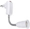 Akynite Lampenfassung E27 mit Schalter ohne Kabel für Wandlampe, AC 220-240V, Wandlampe Fassung E27, für Leselampe Bett, Garage Lampe, 1PC (ohne Glühbirne)