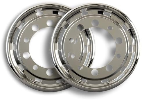 2 Stück Universelle Radzierblende 22,5 Zoll für Breitreifen 11,75 x 22,5 mit ET 130mm für LKW