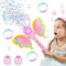 Weinsamkeit Machine à Bulles pour Enfants avec Lumière & Musique, Baguette Magique à Bulles avec Solution, Idéal comme Cadeau Fille dès 3 4 5 6 7 8 Ans – Rose