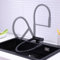 Miscelatore Cucina con Doccetta Nero Rubinetto Lavello Cucina Pieghevole Sottofinestra Miscelatore Monocomando Lavello